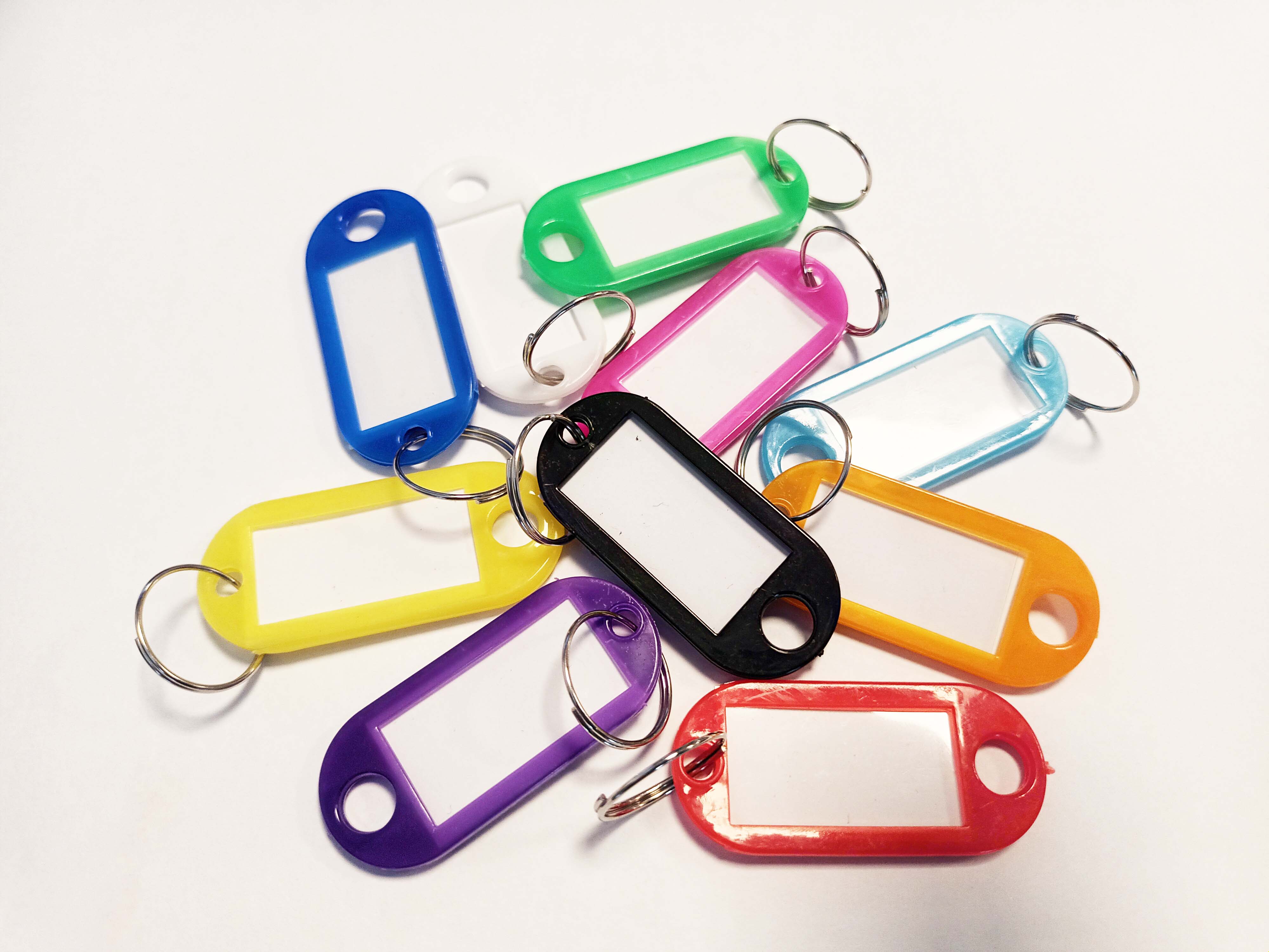 Porte-etiquettes pour clés 12 pièces