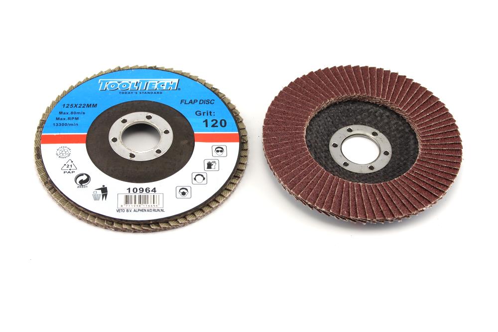 Lamellenschijf 125 mm K120