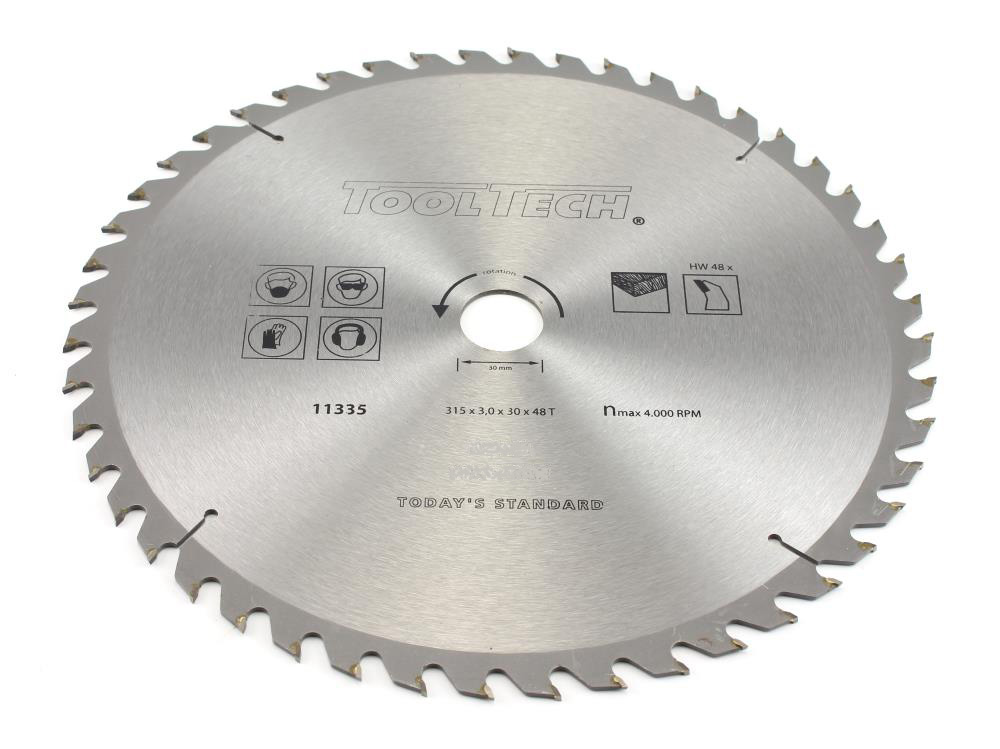 Sawblade 315 x 3.0 x 30 mm x 48T for wood and PVC