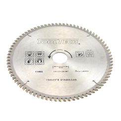 Disco de corte 210 x 2.6 x 30 mm x 80T para metal NF y PVC