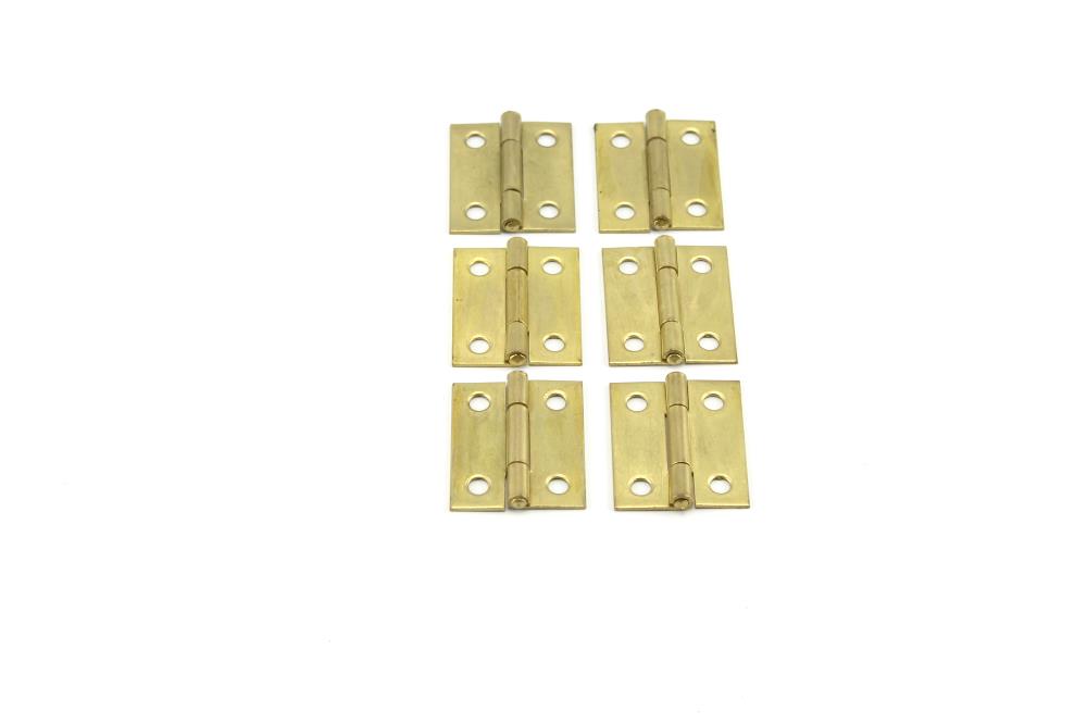Charnieres 38x31x1.2 mm 6 pcs