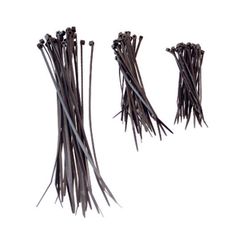 Jeu d'attaches 3 x 25 noir 100x2.4 - 150x4.8 - 200x3.6