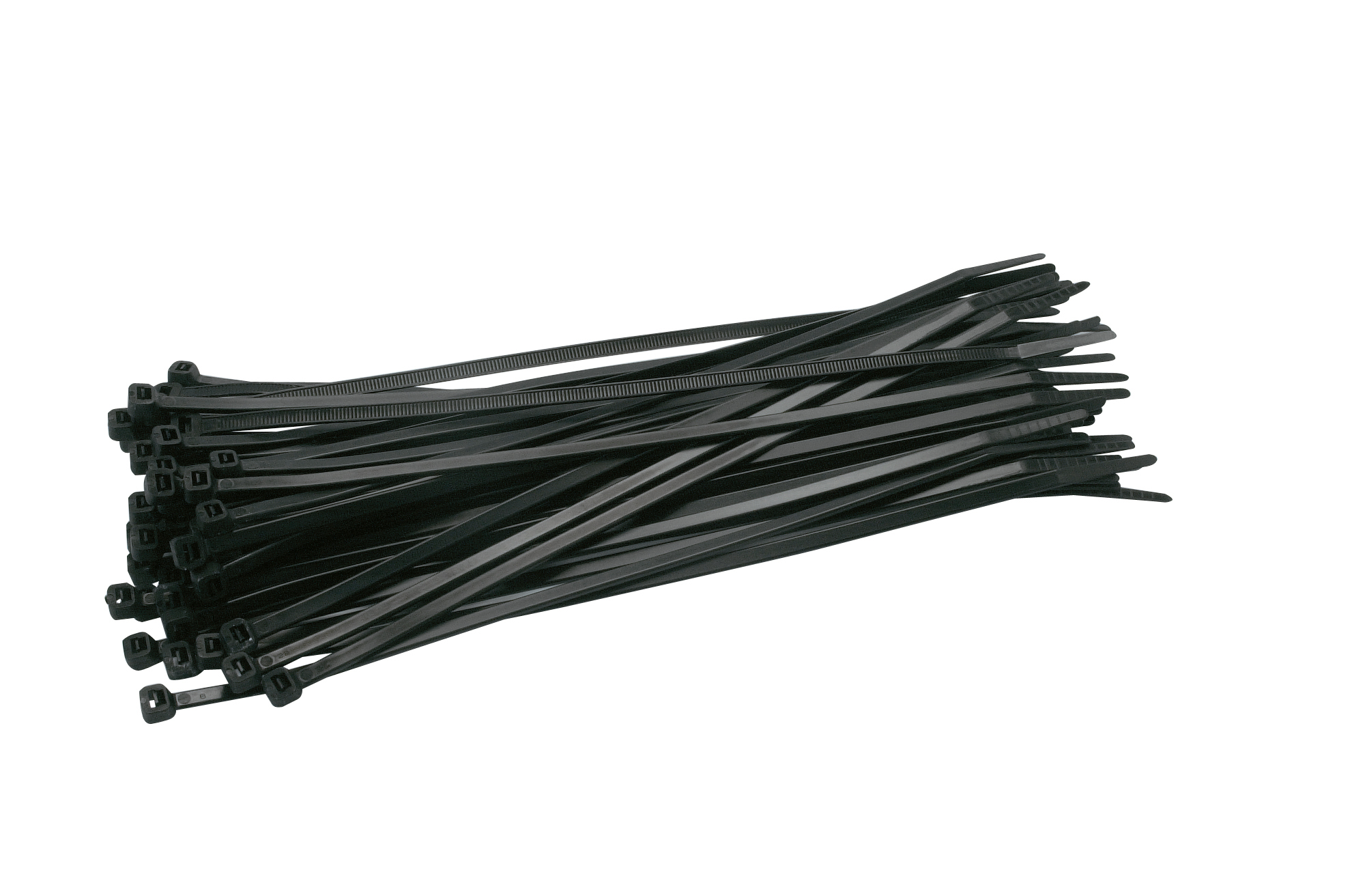 Cable ties black 200 x 3.6 mm - 100 pieces