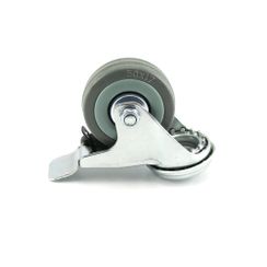 Swivel caster with brake grey 50 mm