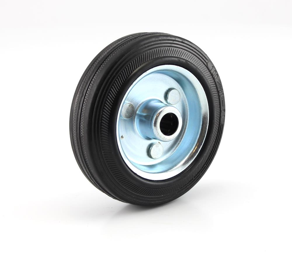 Rueda goma ll/metal 100mm