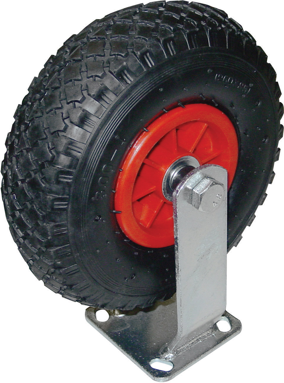 Fixed air wheel 3.00-4 plastic