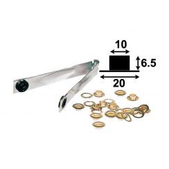 Zeilringentang 160 mm + 12 ringen 10 mm