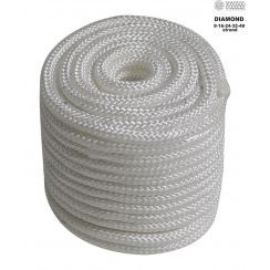 12 strengs gevlochten pp touw 3 mm x 20 mtr
