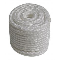 12 strengs gevlochten pp touw 6 mm x 20 mtr