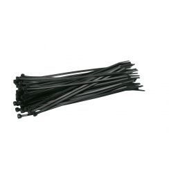 Kabelbinders zwart 100 x 2.5 mm
