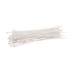 Kabelbinders wit 250 x 4.8 mm