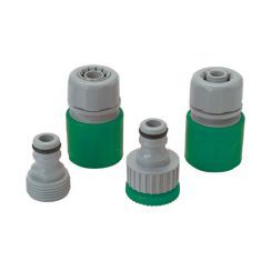 Slang aansluitset 4 dlg. 1/2" g3/4"-1/2"
